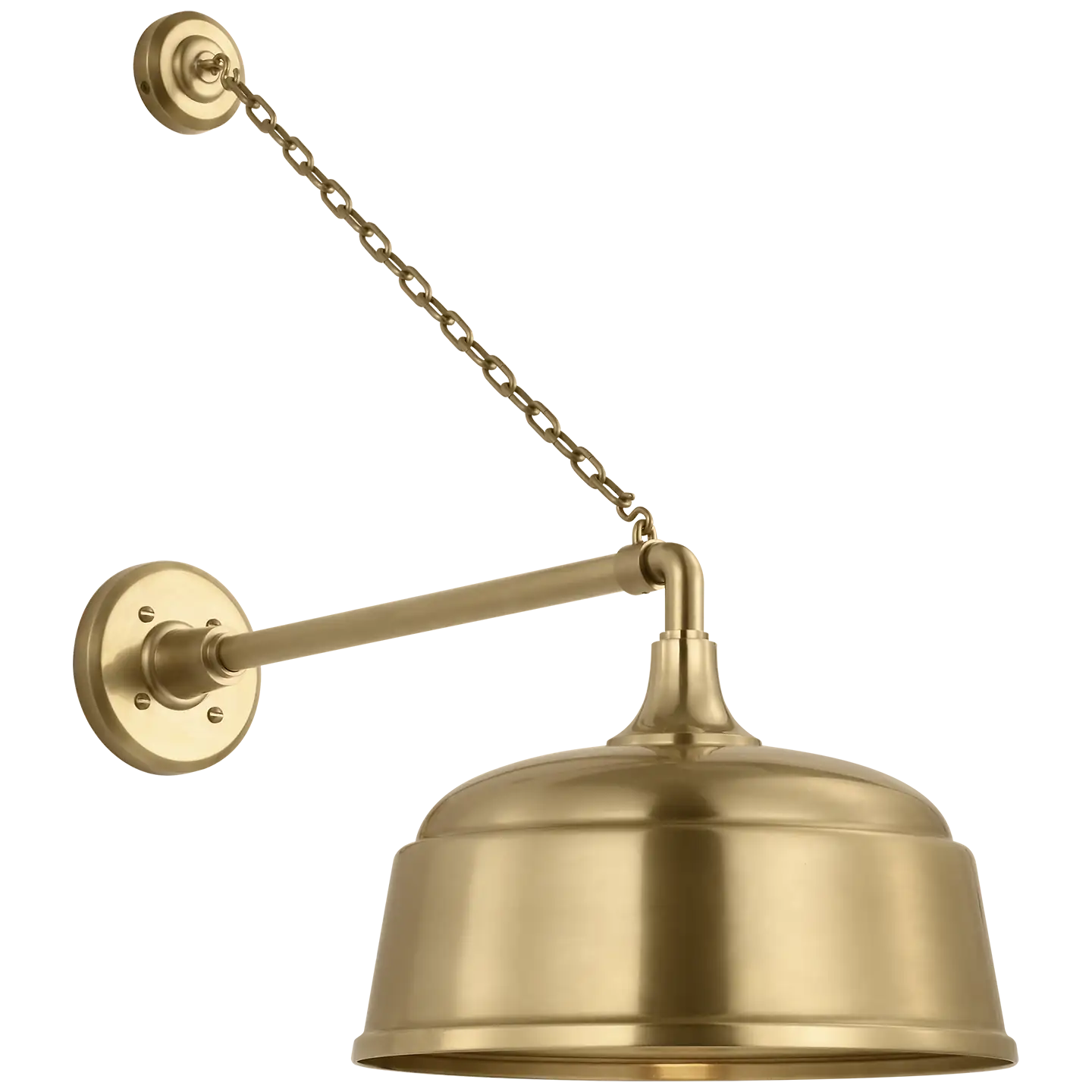 VISUAL COMFORT SIGNATURE, ACADEMY ANCHORED MACK BARN LIGHT, OUTDOOR WALL LIGHTS