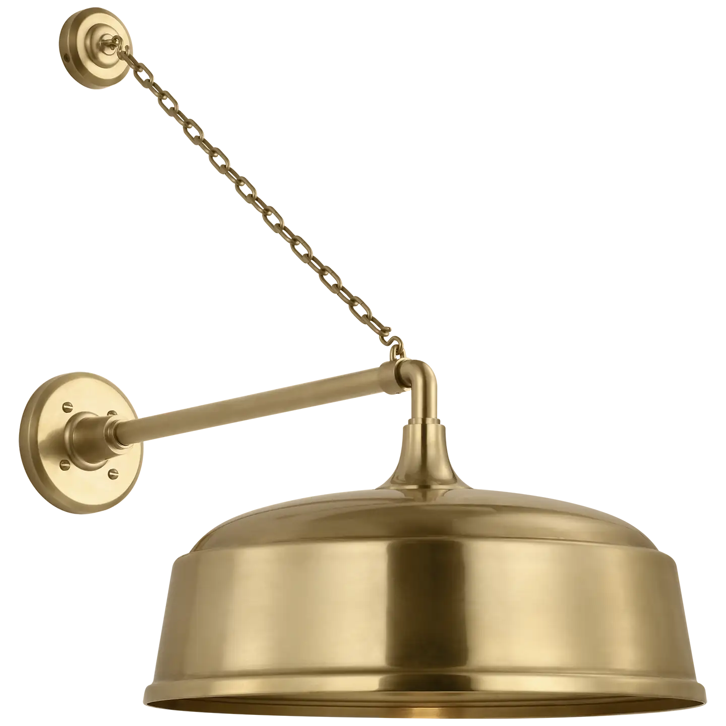 VISUAL COMFORT SIGNATURE, ACADEMY ANCHORED MACK BARN LIGHT, OUTDOOR WALL LIGHTS