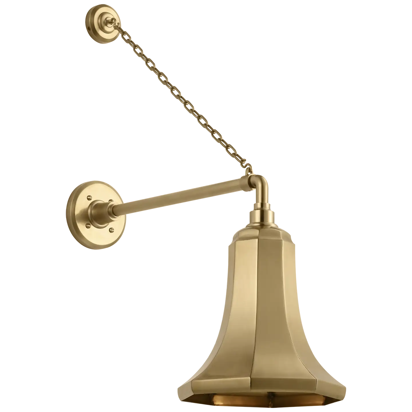 VISUAL COMFORT SIGNATURE, ACADEMY ANCHORED MACK BARN LIGHT, OUTDOOR WALL LIGHTS