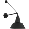 VISUAL COMFORT SIGNATURE, ACADEMY ANCHORED MACK BARN LIGHT, OUTDOOR WALL LIGHTS