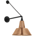 VISUAL COMFORT SIGNATURE, ACADEMY ANCHORED MACK BARN LIGHT, OUTDOOR WALL LIGHTS