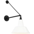 VISUAL COMFORT SIGNATURE, ACADEMY ANCHORED MACK BARN LIGHT, OUTDOOR WALL LIGHTS
