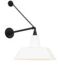 VISUAL COMFORT SIGNATURE, ACADEMY ANCHORED MACK BARN LIGHT, OUTDOOR WALL LIGHTS
