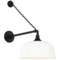 VISUAL COMFORT SIGNATURE, ACADEMY ANCHORED MACK BARN LIGHT, OUTDOOR WALL LIGHTS