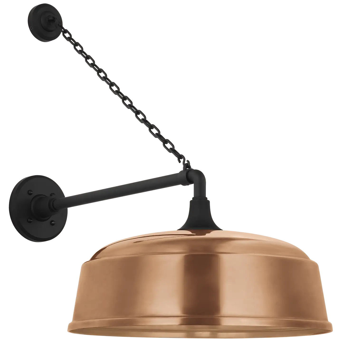 VISUAL COMFORT SIGNATURE, ACADEMY ANCHORED MACK BARN LIGHT, OUTDOOR WALL LIGHTS