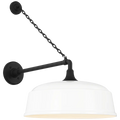 VISUAL COMFORT SIGNATURE, ACADEMY ANCHORED MACK BARN LIGHT, OUTDOOR WALL LIGHTS