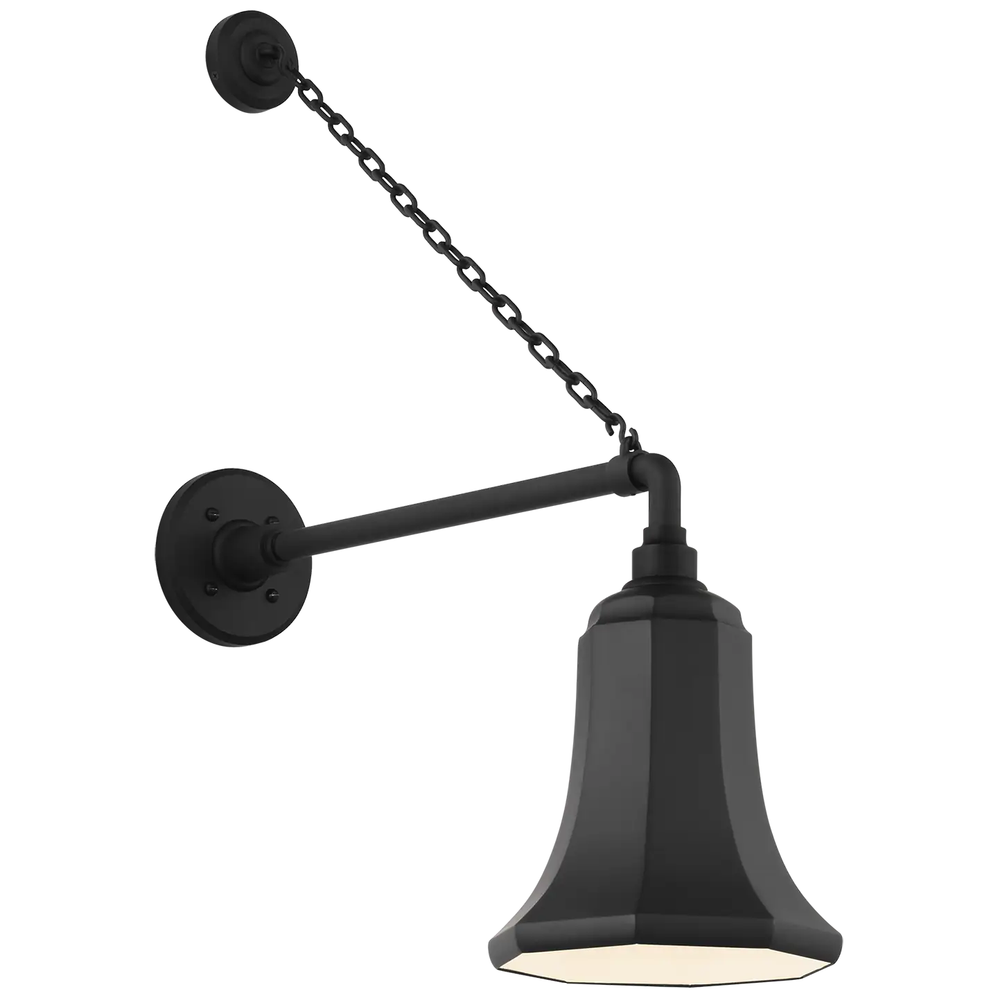 VISUAL COMFORT SIGNATURE, ACADEMY ANCHORED MACK BARN LIGHT, OUTDOOR WALL LIGHTS