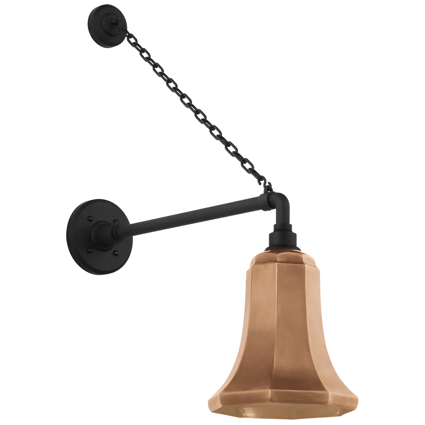 VISUAL COMFORT SIGNATURE, ACADEMY ANCHORED MACK BARN LIGHT, OUTDOOR WALL LIGHTS