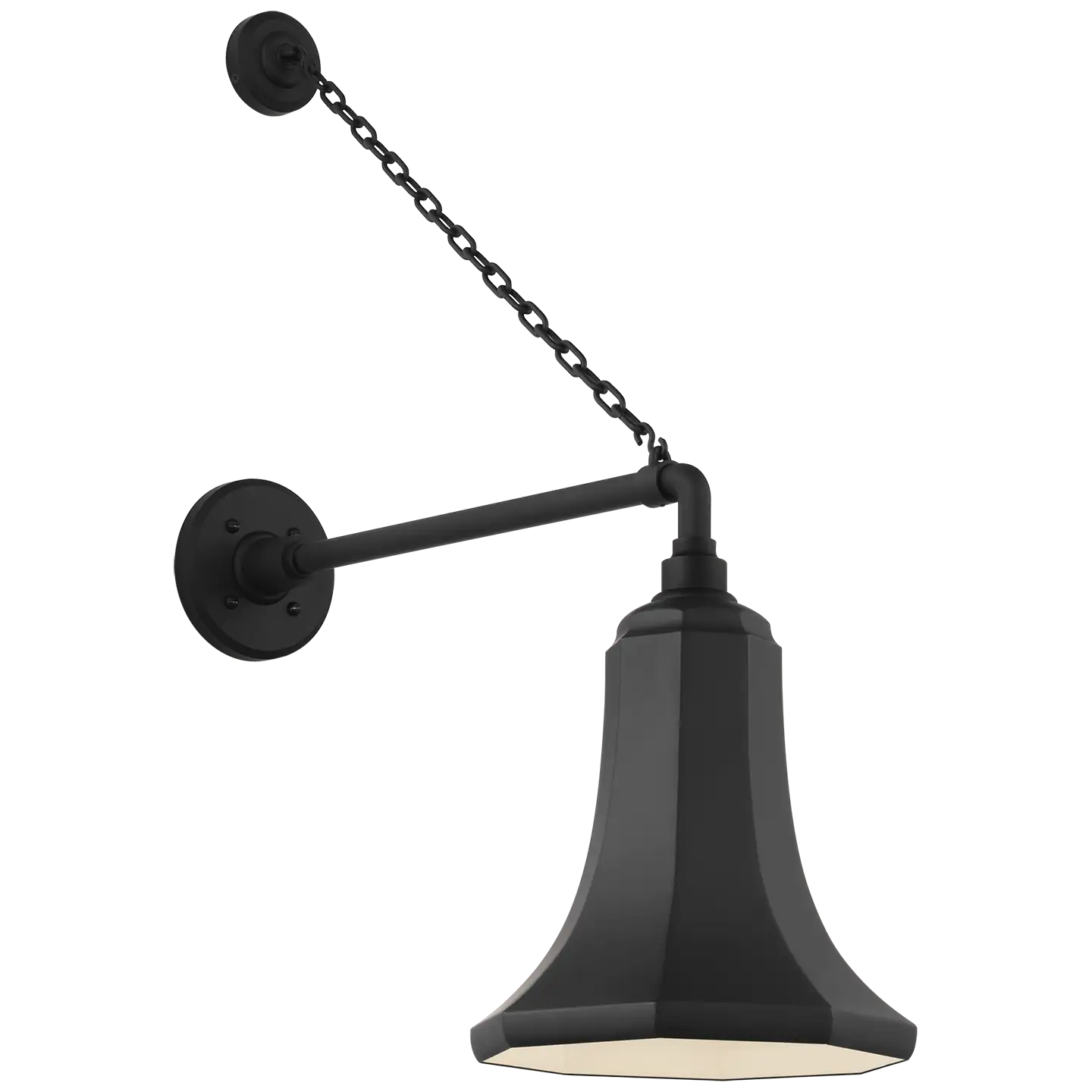 VISUAL COMFORT SIGNATURE, ACADEMY ANCHORED MACK BARN LIGHT, OUTDOOR WALL LIGHTS