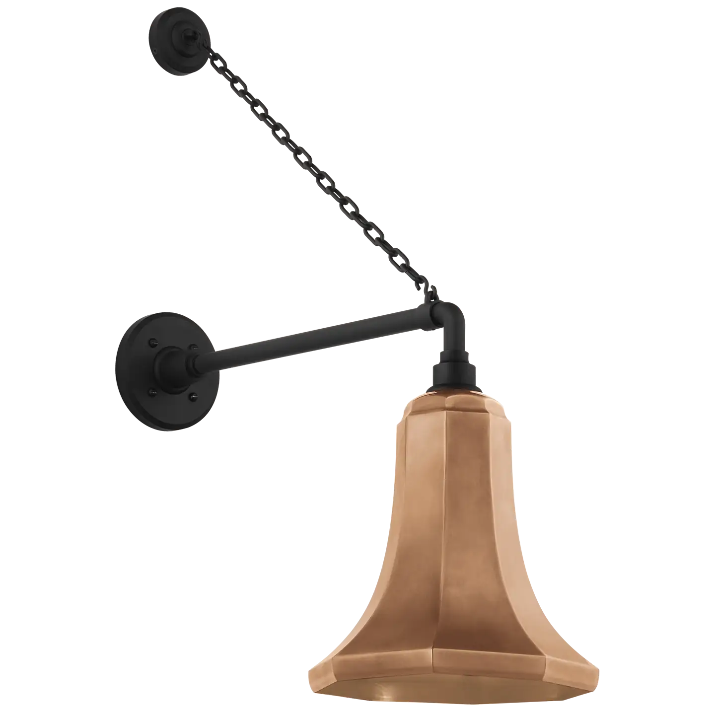 VISUAL COMFORT SIGNATURE, ACADEMY ANCHORED MACK BARN LIGHT, OUTDOOR WALL LIGHTS