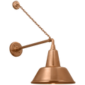VISUAL COMFORT SIGNATURE, ACADEMY ANCHORED MACK BARN LIGHT, OUTDOOR WALL LIGHTS