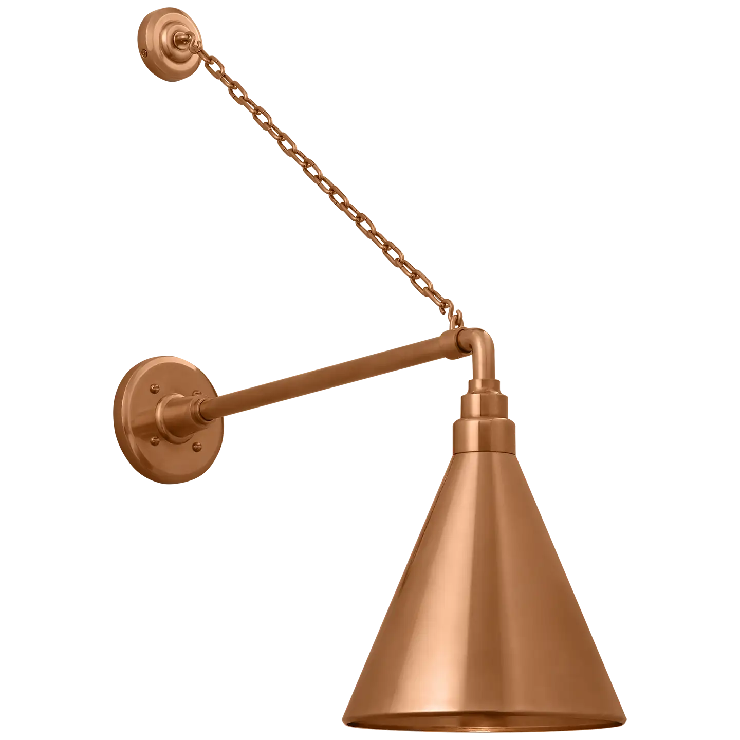 VISUAL COMFORT SIGNATURE, ACADEMY ANCHORED MACK BARN LIGHT, OUTDOOR WALL LIGHTS