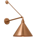 VISUAL COMFORT SIGNATURE, ACADEMY ANCHORED MACK BARN LIGHT, OUTDOOR WALL LIGHTS