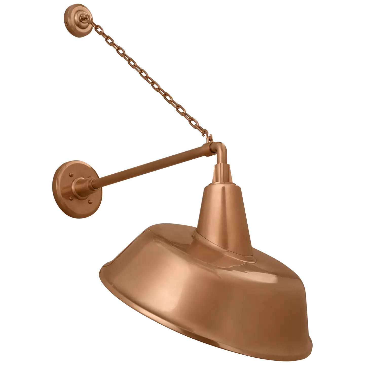 VISUAL COMFORT SIGNATURE, ACADEMY ANCHORED MACK BARN LIGHT, OUTDOOR WALL LIGHTS