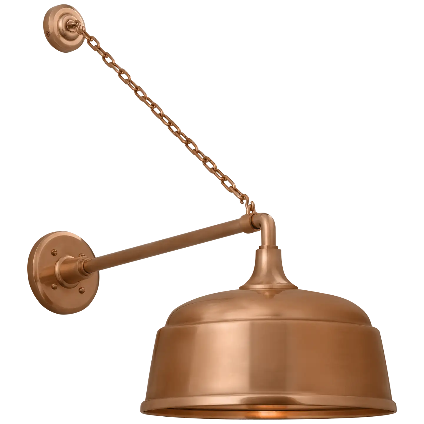 VISUAL COMFORT SIGNATURE, ACADEMY ANCHORED MACK BARN LIGHT, OUTDOOR WALL LIGHTS