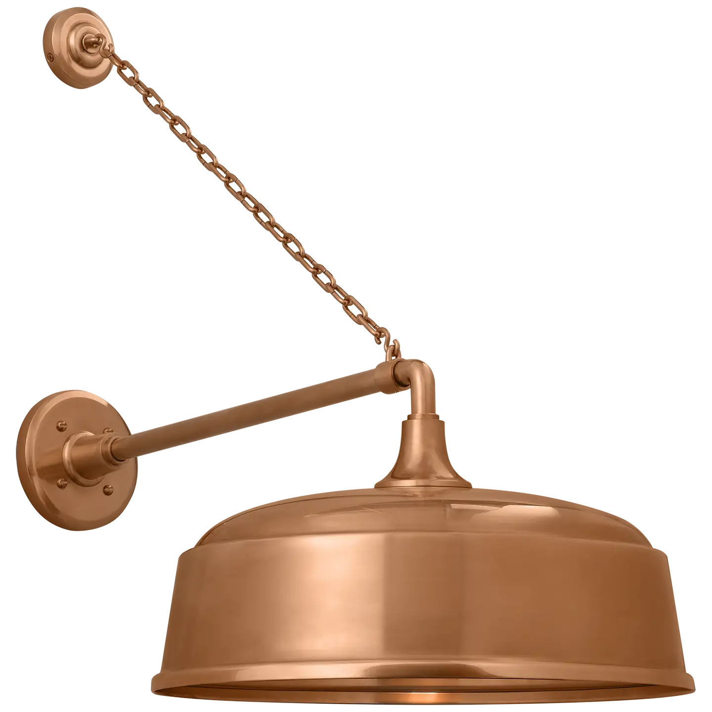 VISUAL COMFORT SIGNATURE, ACADEMY ANCHORED MACK BARN LIGHT, OUTDOOR WALL LIGHTS