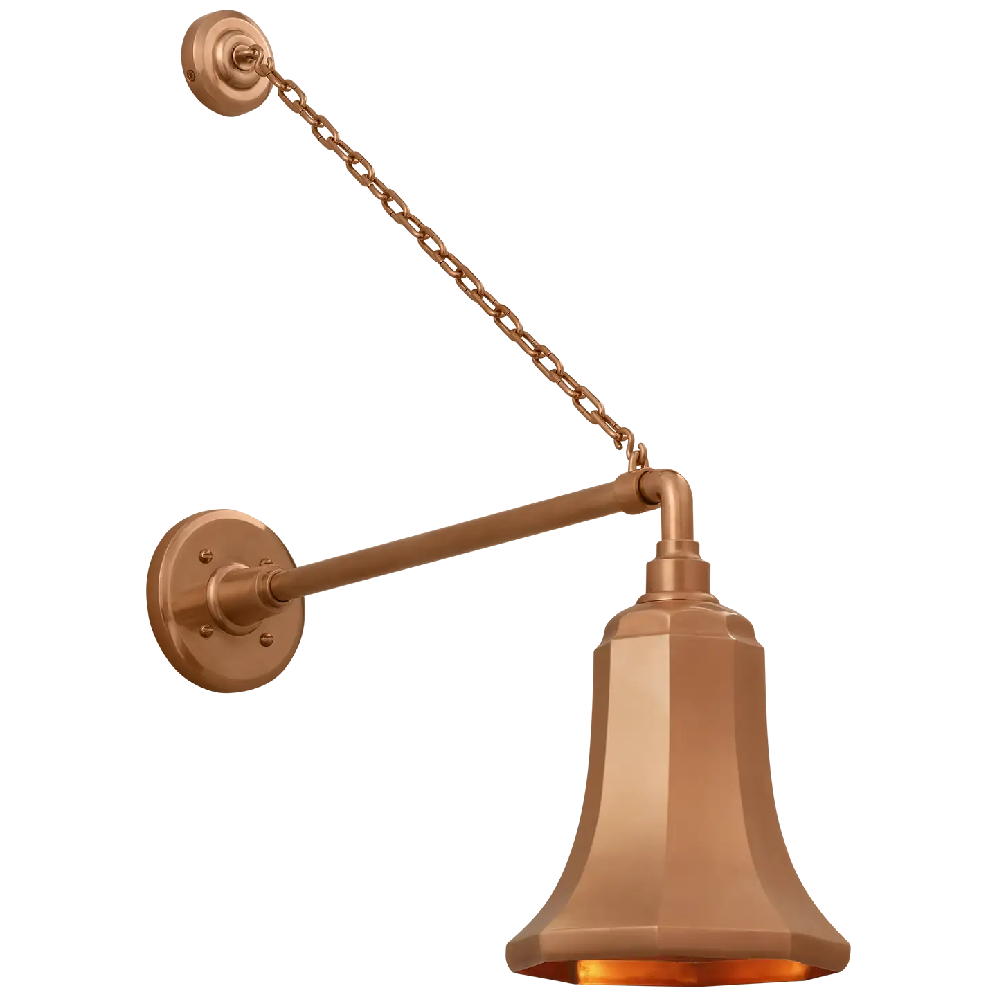 VISUAL COMFORT SIGNATURE, ACADEMY ANCHORED MACK BARN LIGHT, OUTDOOR WALL LIGHTS