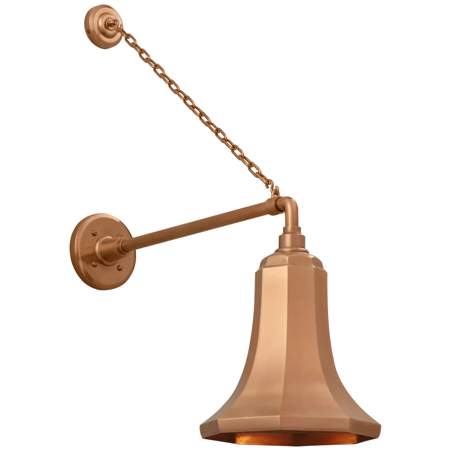 VISUAL COMFORT SIGNATURE, ACADEMY ANCHORED MACK BARN LIGHT, OUTDOOR WALL LIGHTS
