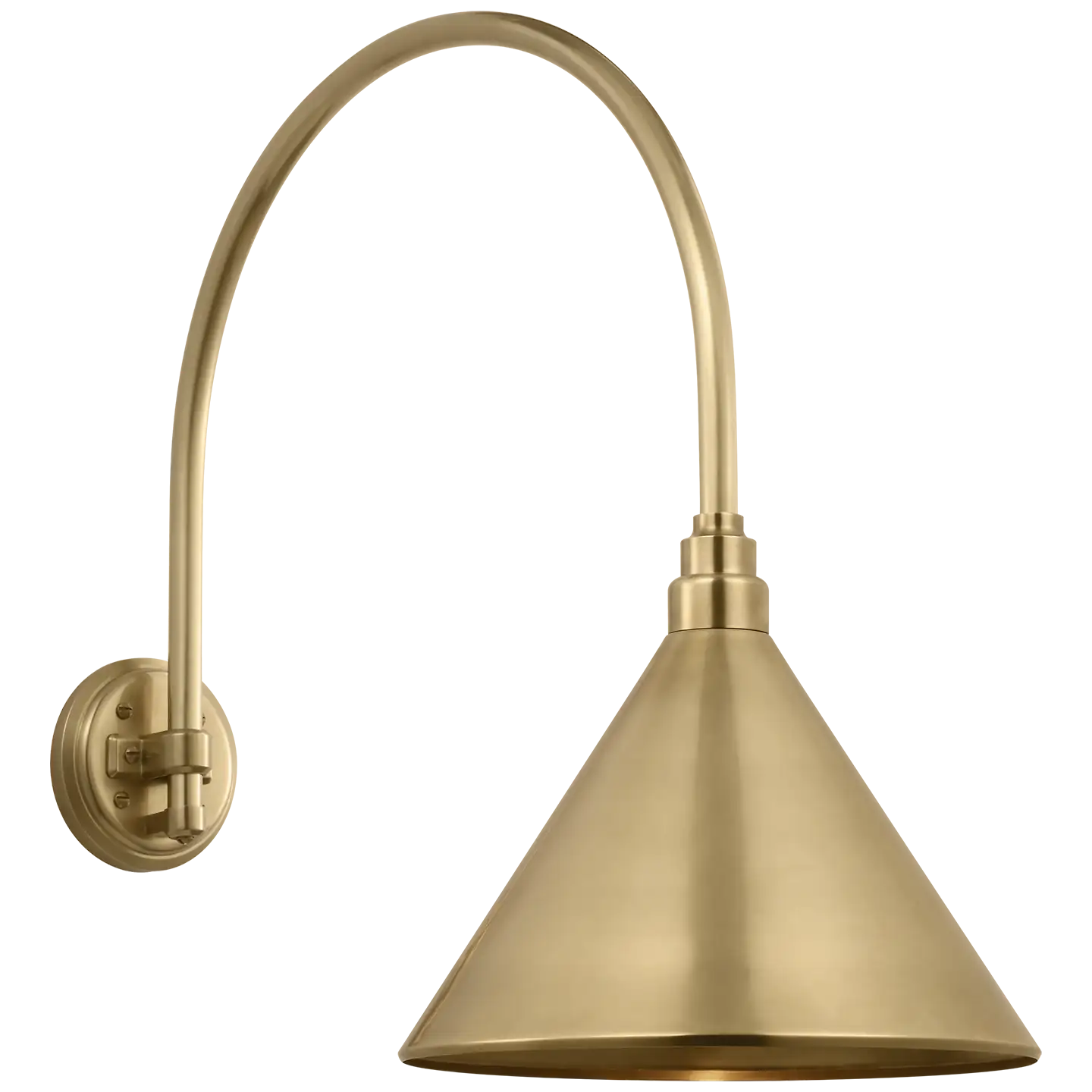 VISUAL COMFORT SIGNATURE, ACADEMY ARCHED MACK BARN LIGHT, OUTDOOR WALL LIGHTS