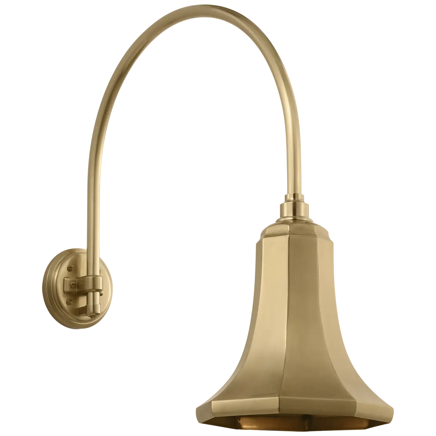VISUAL COMFORT SIGNATURE, ACADEMY ARCHED MACK BARN LIGHT, OUTDOOR WALL LIGHTS