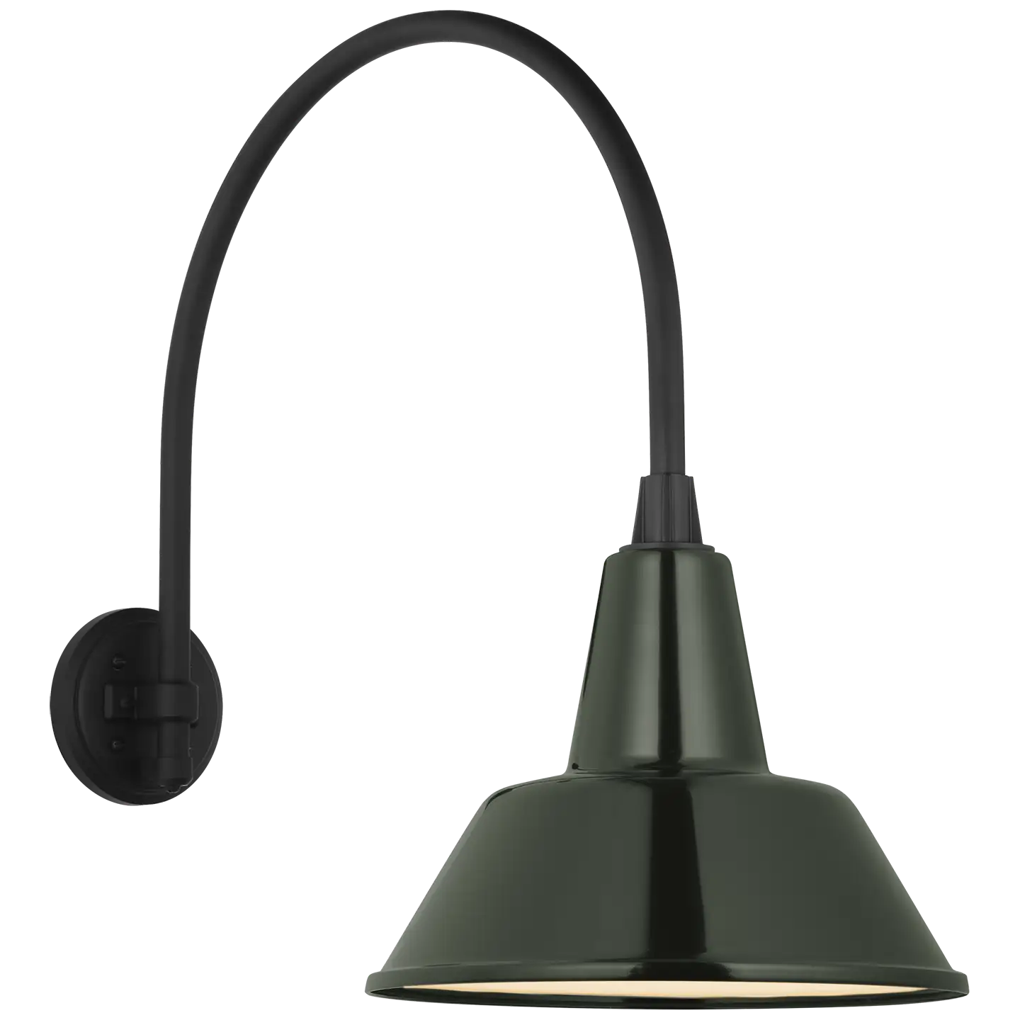 VISUAL COMFORT SIGNATURE, ACADEMY ARCHED MACK BARN LIGHT, OUTDOOR WALL LIGHTS