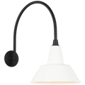 VISUAL COMFORT SIGNATURE, ACADEMY ARCHED MACK BARN LIGHT, OUTDOOR WALL LIGHTS