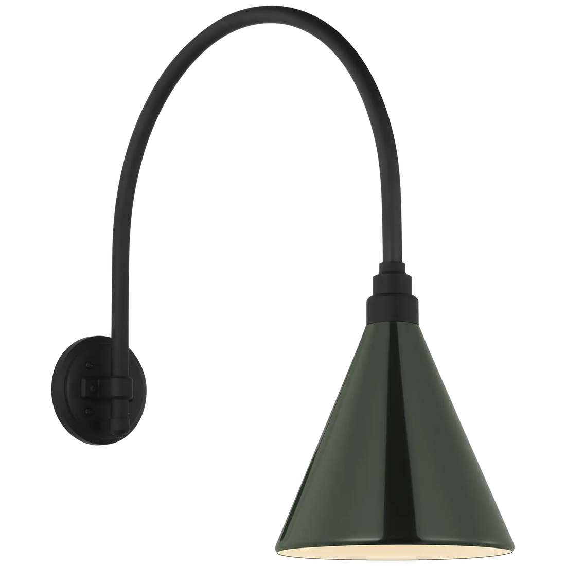 VISUAL COMFORT SIGNATURE, ACADEMY ARCHED MACK BARN LIGHT, OUTDOOR WALL LIGHTS