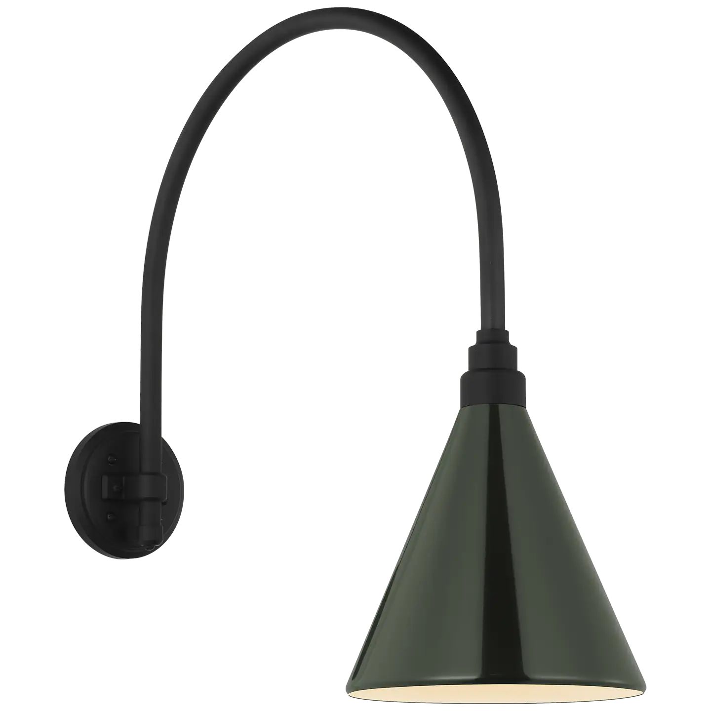 VISUAL COMFORT SIGNATURE, ACADEMY ARCHED MACK BARN LIGHT, OUTDOOR WALL LIGHTS
