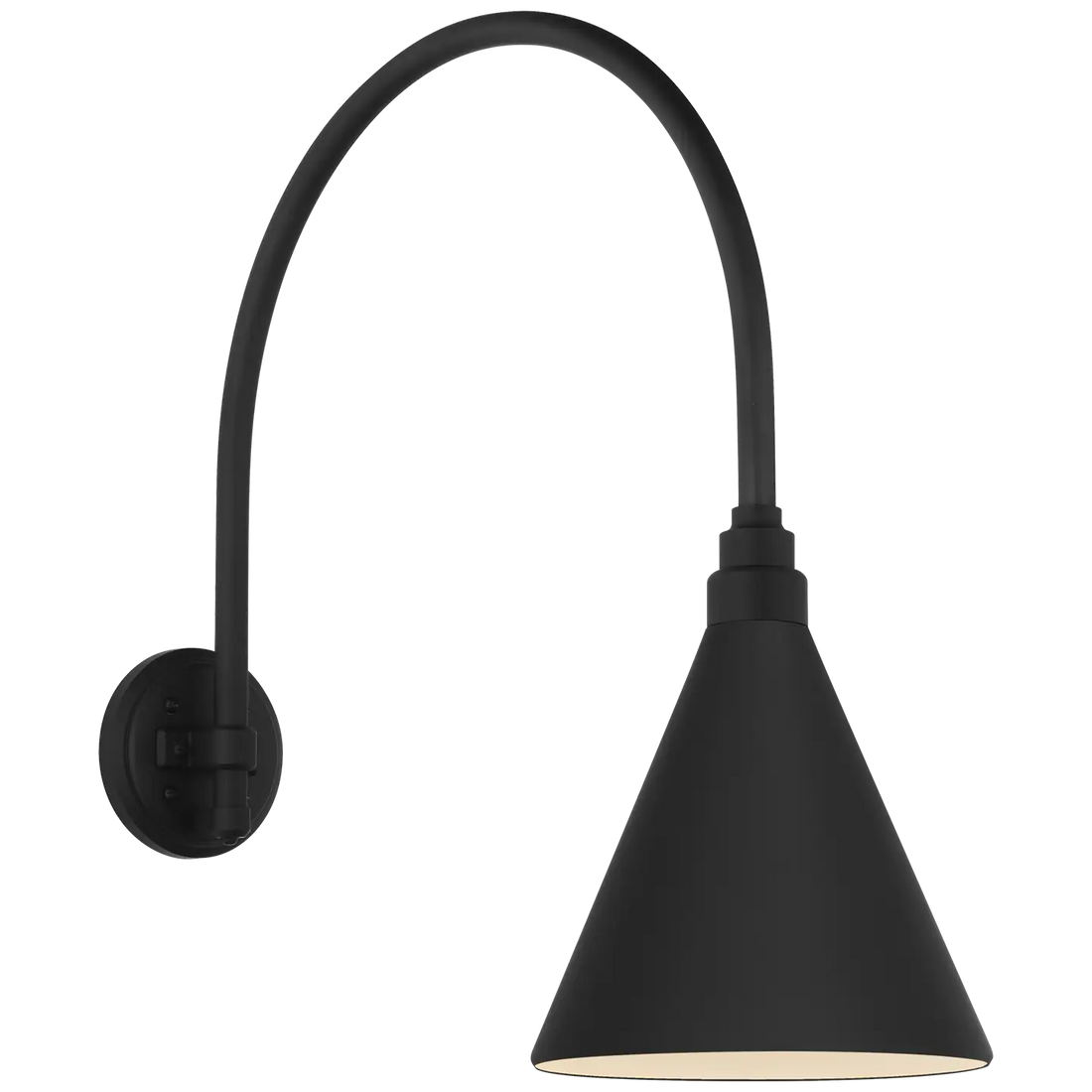 VISUAL COMFORT SIGNATURE, ACADEMY ARCHED MACK BARN LIGHT, OUTDOOR WALL LIGHTS