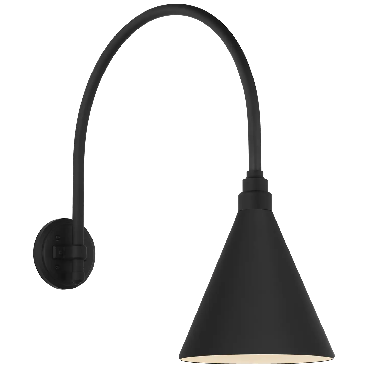 VISUAL COMFORT SIGNATURE, ACADEMY ARCHED MACK BARN LIGHT, OUTDOOR WALL LIGHTS