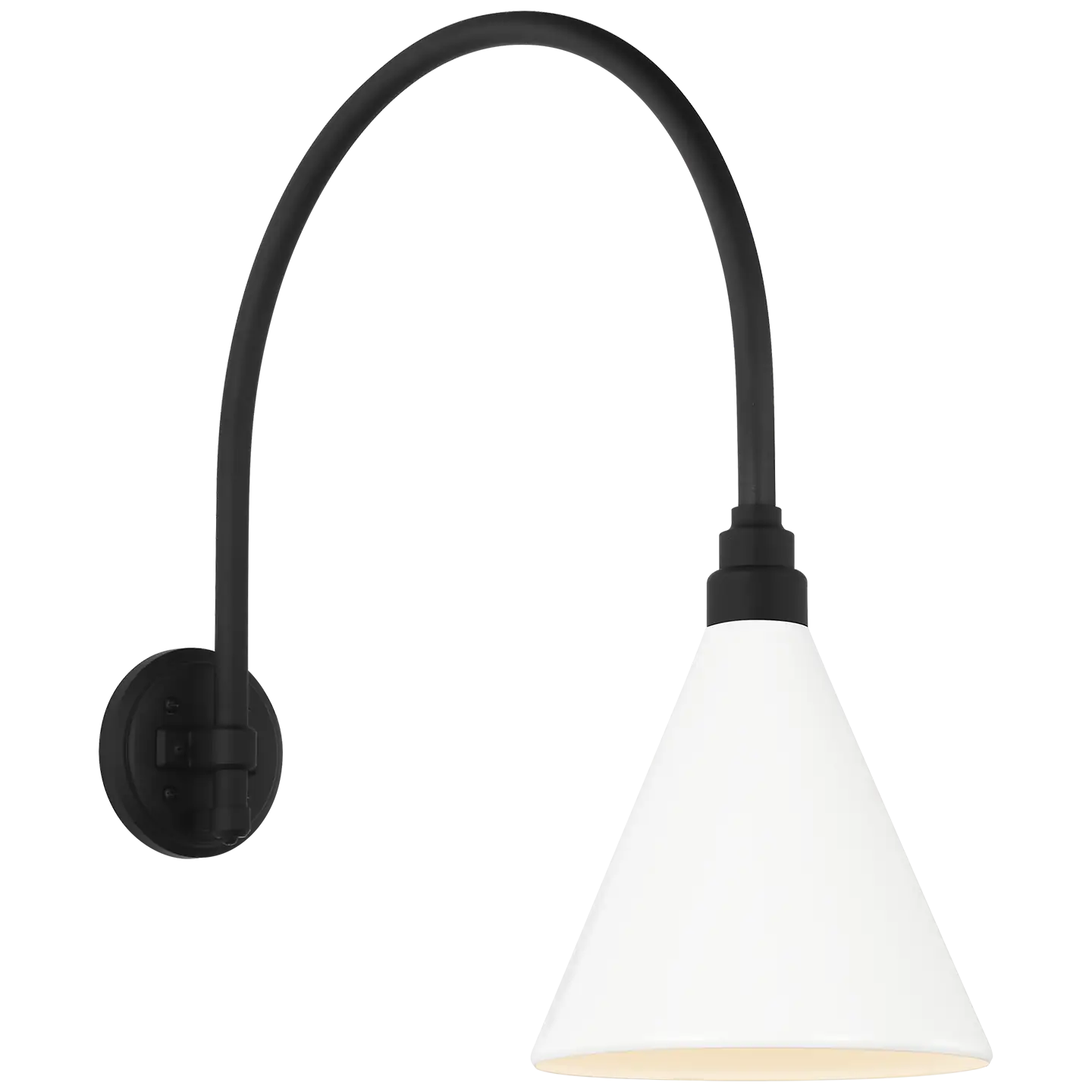 VISUAL COMFORT SIGNATURE, ACADEMY ARCHED MACK BARN LIGHT, OUTDOOR WALL LIGHTS