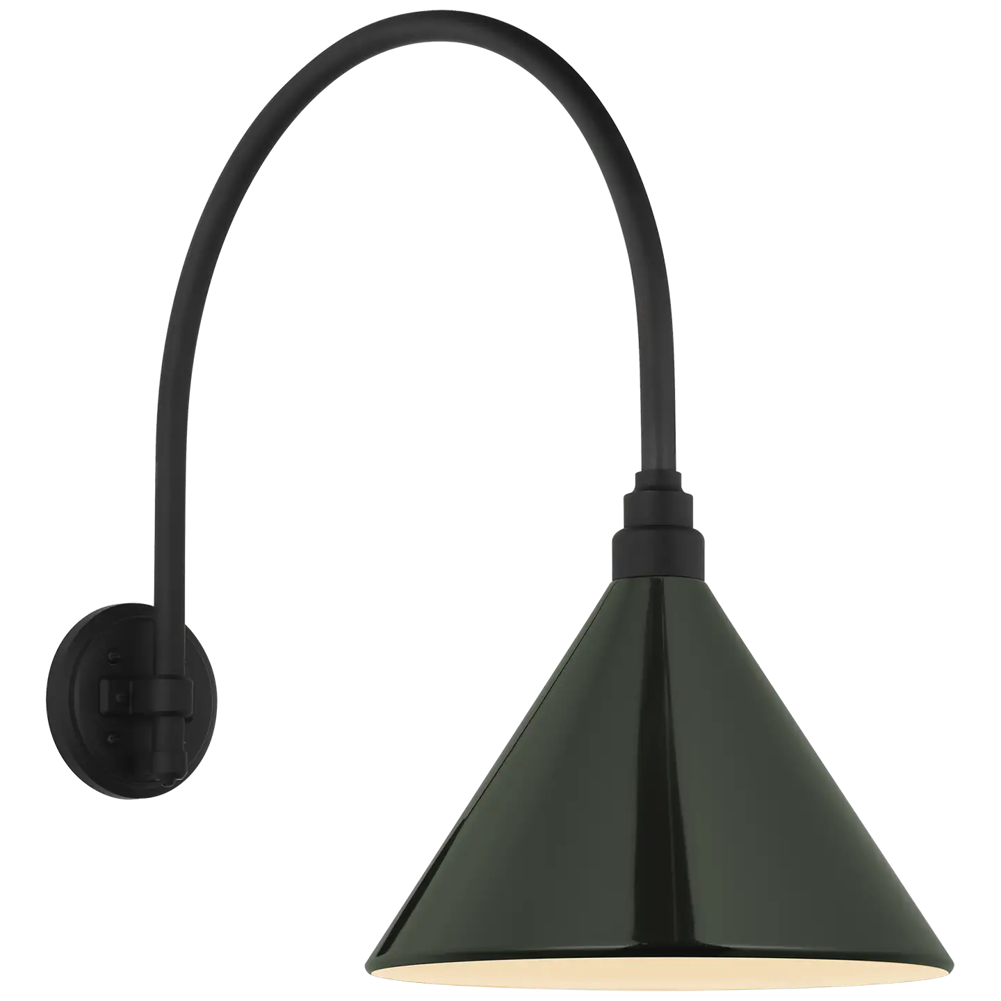 VISUAL COMFORT SIGNATURE, ACADEMY ARCHED MACK BARN LIGHT, OUTDOOR WALL LIGHTS