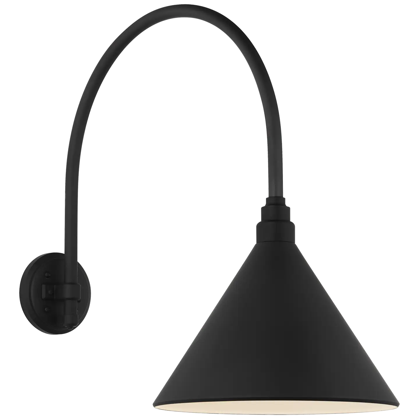 VISUAL COMFORT SIGNATURE, ACADEMY ARCHED MACK BARN LIGHT, OUTDOOR WALL LIGHTS