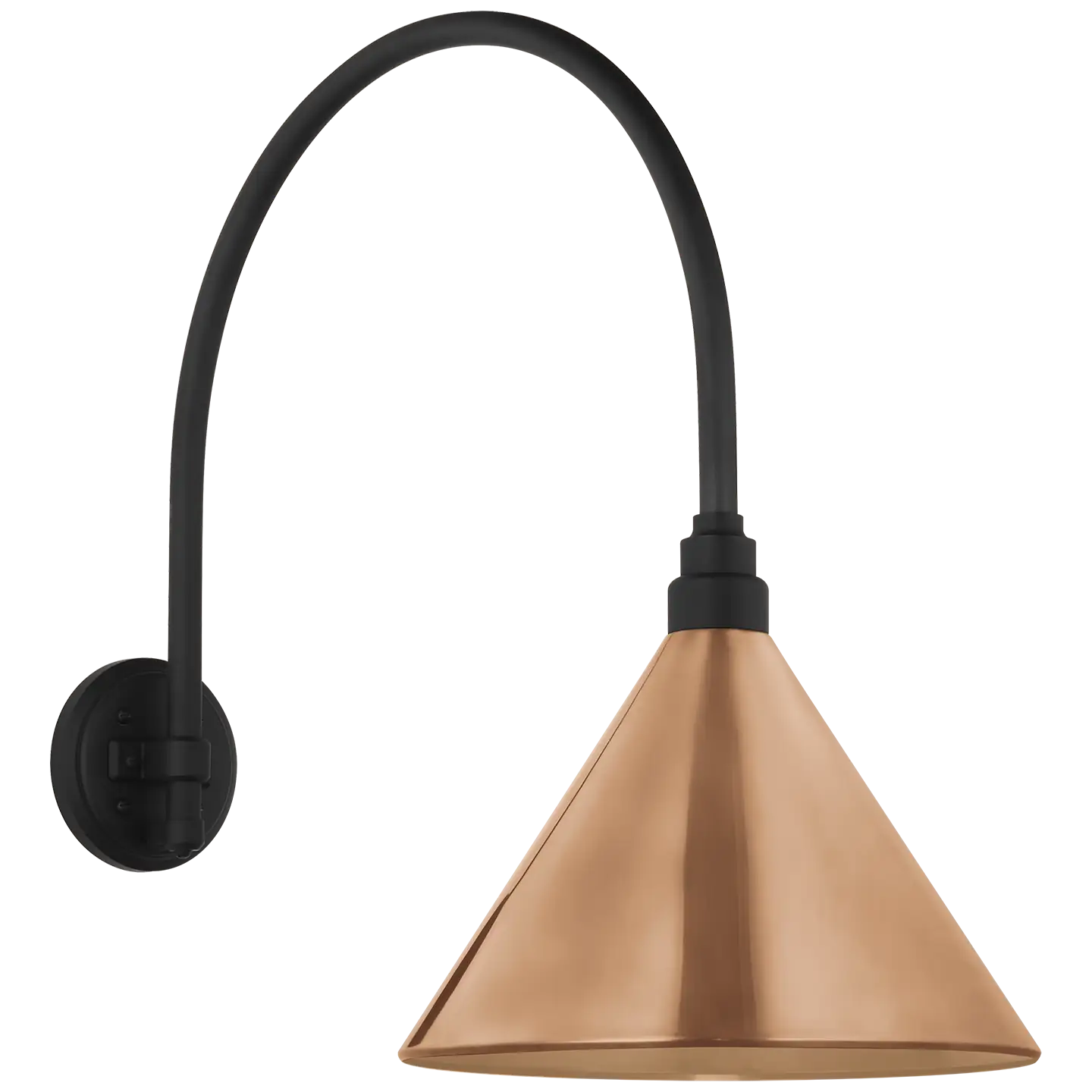 VISUAL COMFORT SIGNATURE, ACADEMY ARCHED MACK BARN LIGHT, OUTDOOR WALL LIGHTS