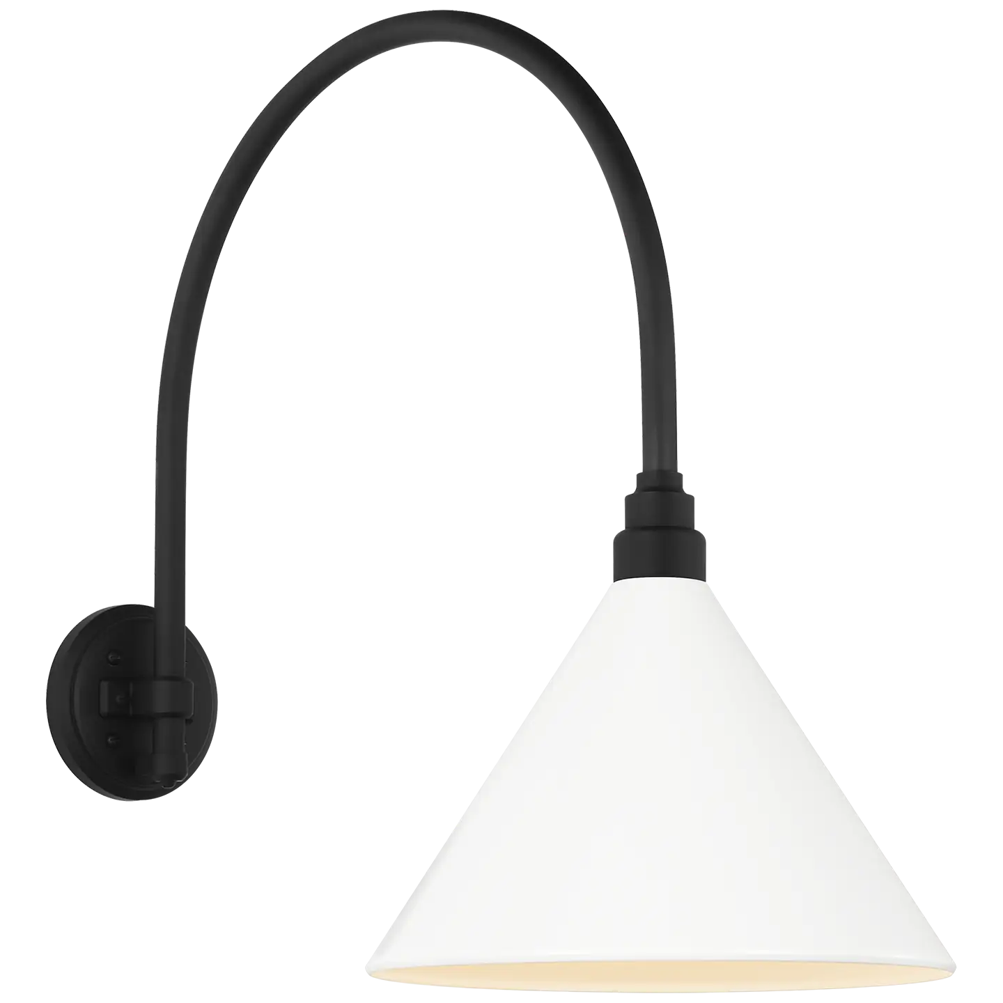 VISUAL COMFORT SIGNATURE, ACADEMY ARCHED MACK BARN LIGHT, OUTDOOR WALL LIGHTS