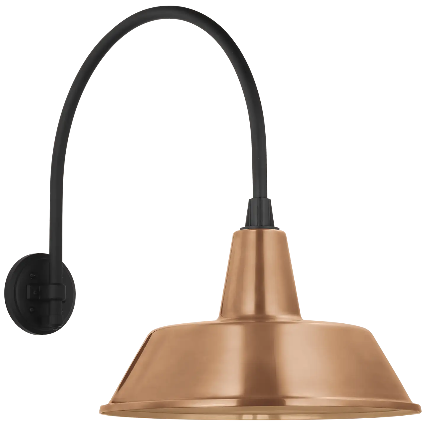 VISUAL COMFORT SIGNATURE, ACADEMY ARCHED MACK BARN LIGHT, OUTDOOR WALL LIGHTS