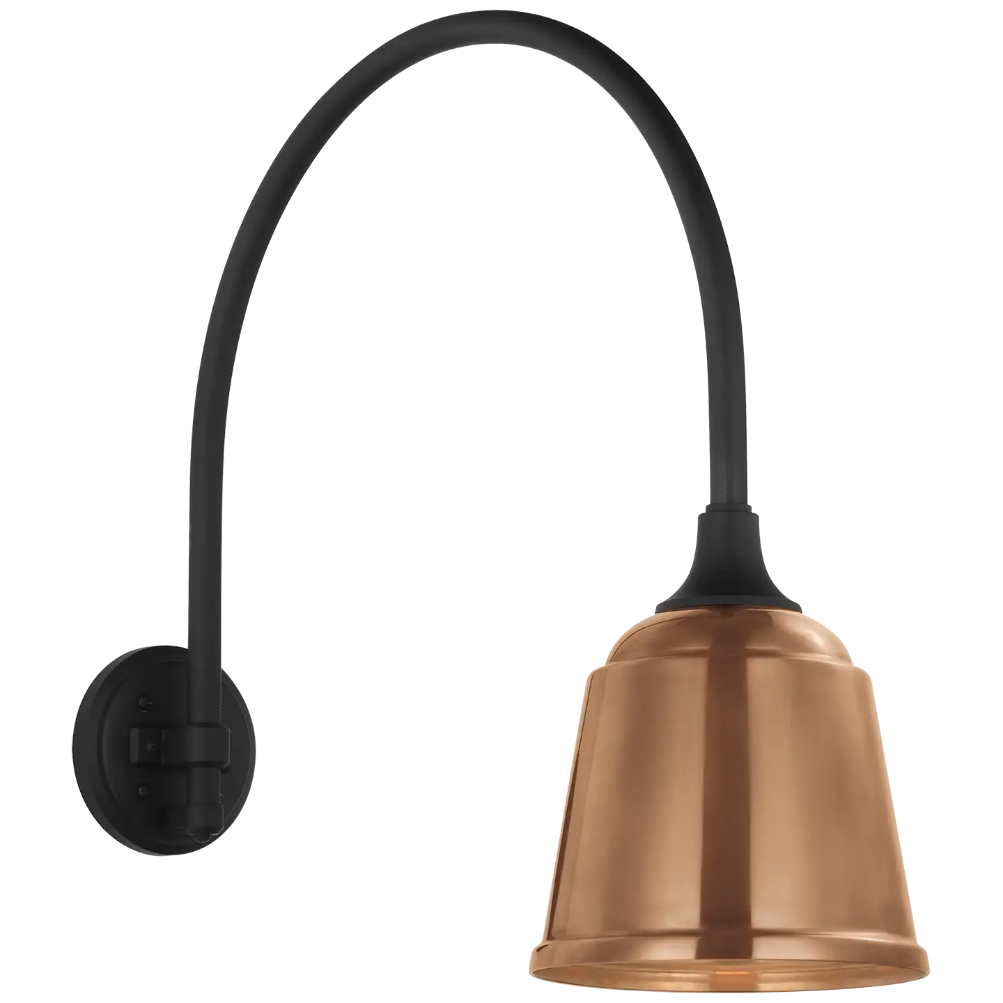 VISUAL COMFORT SIGNATURE, ACADEMY ARCHED MACK BARN LIGHT, OUTDOOR WALL LIGHTS