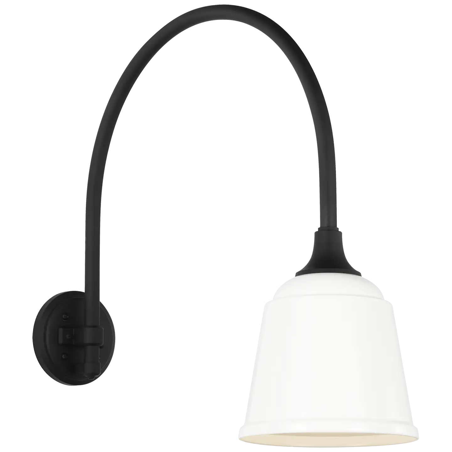 VISUAL COMFORT SIGNATURE, ACADEMY ARCHED MACK BARN LIGHT, OUTDOOR WALL LIGHTS