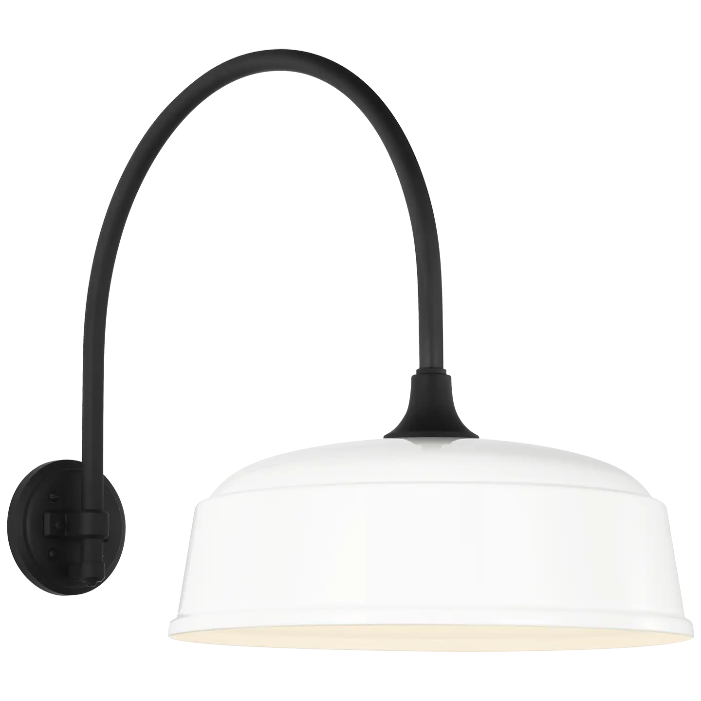 VISUAL COMFORT SIGNATURE, ACADEMY ARCHED MACK BARN LIGHT, OUTDOOR WALL LIGHTS
