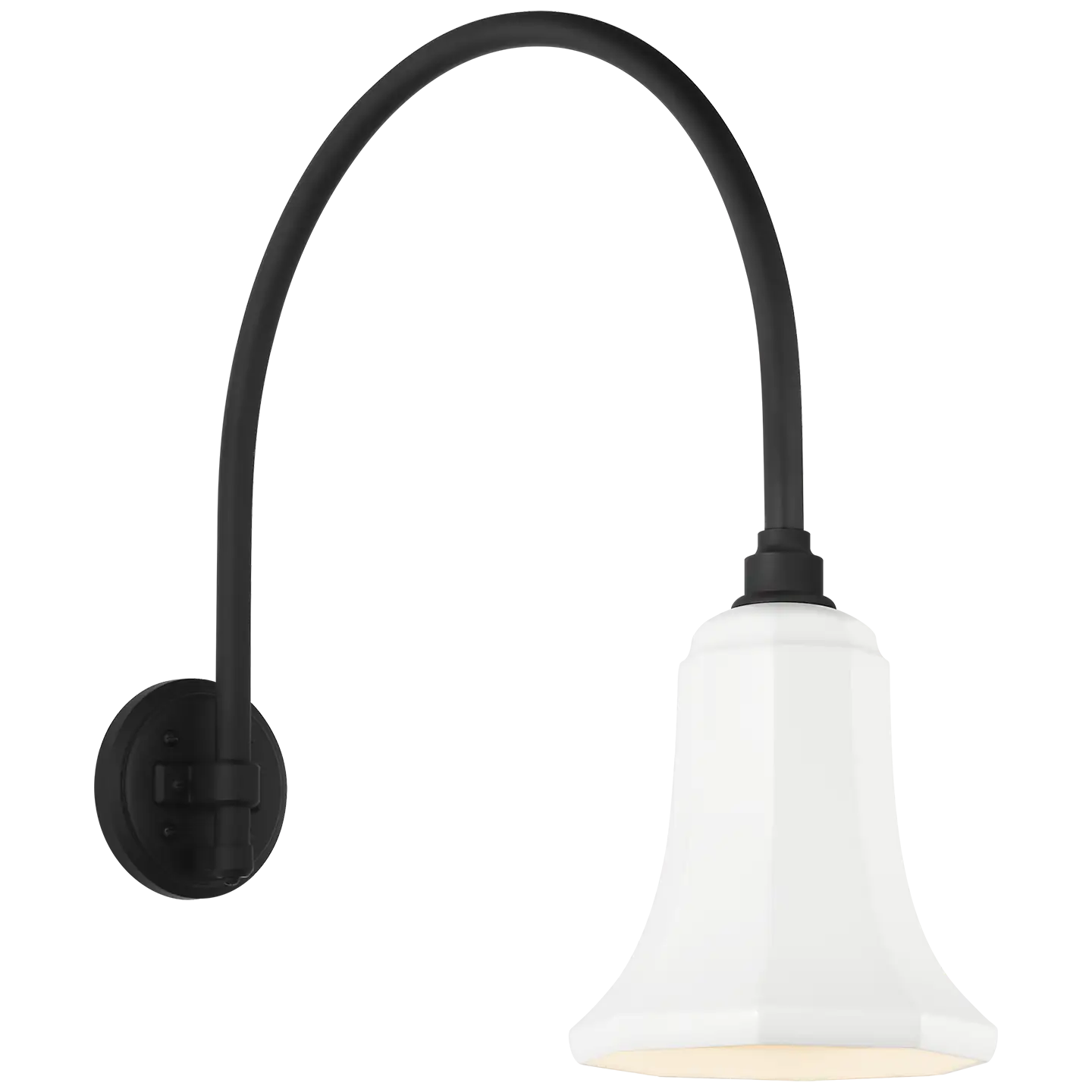VISUAL COMFORT SIGNATURE, ACADEMY ARCHED MACK BARN LIGHT, OUTDOOR WALL LIGHTS