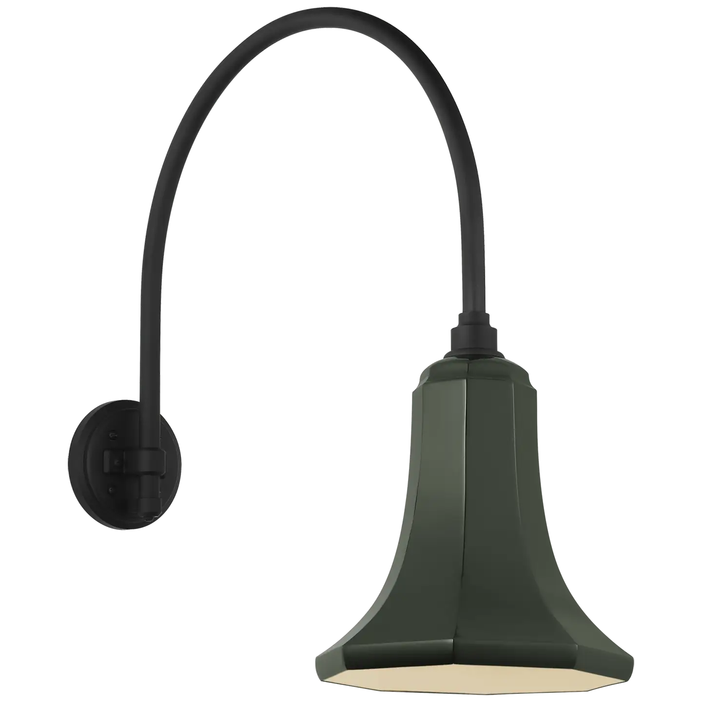 VISUAL COMFORT SIGNATURE, ACADEMY ARCHED MACK BARN LIGHT, OUTDOOR WALL LIGHTS