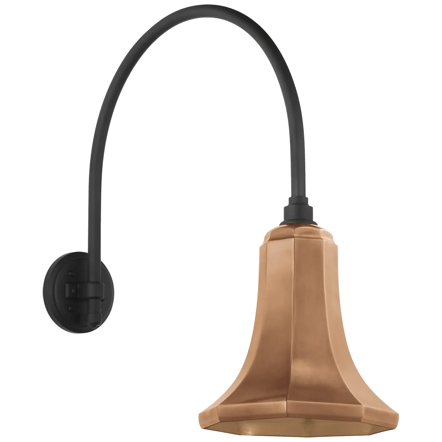 VISUAL COMFORT SIGNATURE, ACADEMY ARCHED MACK BARN LIGHT, OUTDOOR WALL LIGHTS
