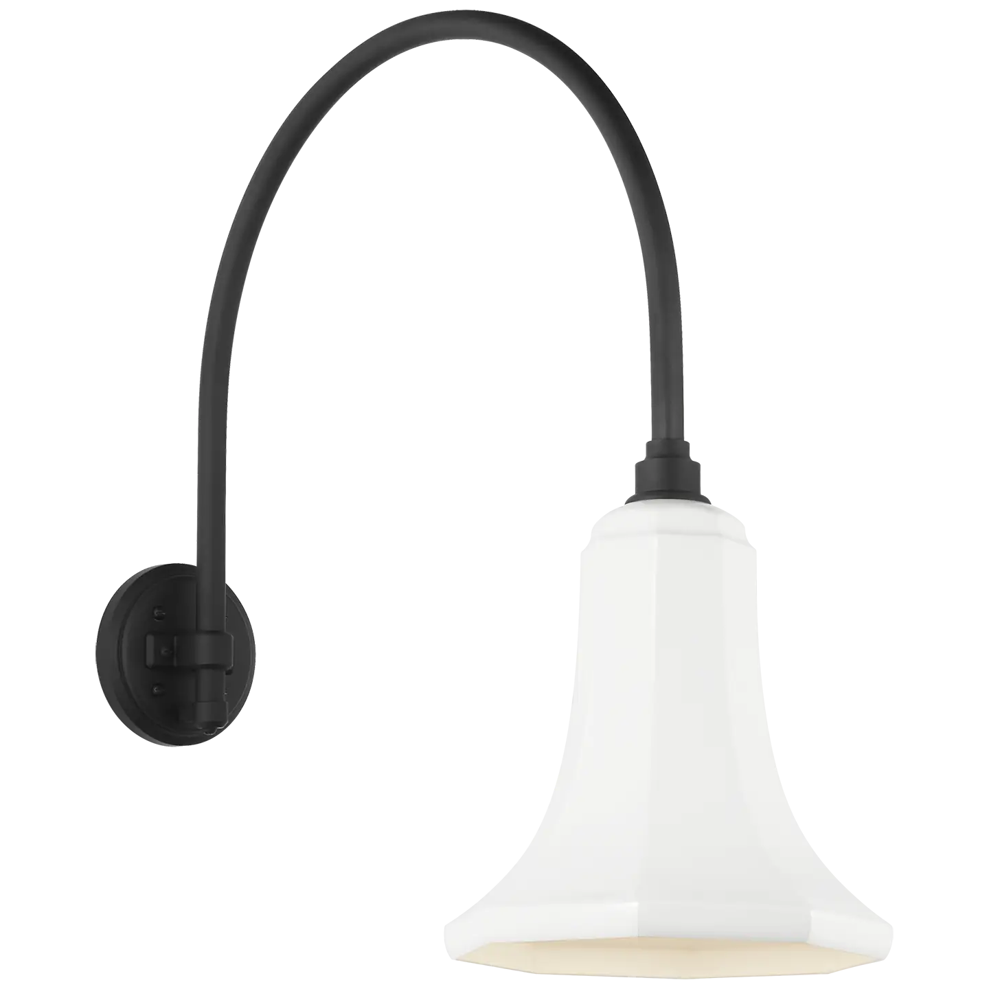 VISUAL COMFORT SIGNATURE, ACADEMY ARCHED MACK BARN LIGHT, OUTDOOR WALL LIGHTS