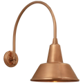 VISUAL COMFORT SIGNATURE, ACADEMY ARCHED MACK BARN LIGHT, OUTDOOR WALL LIGHTS