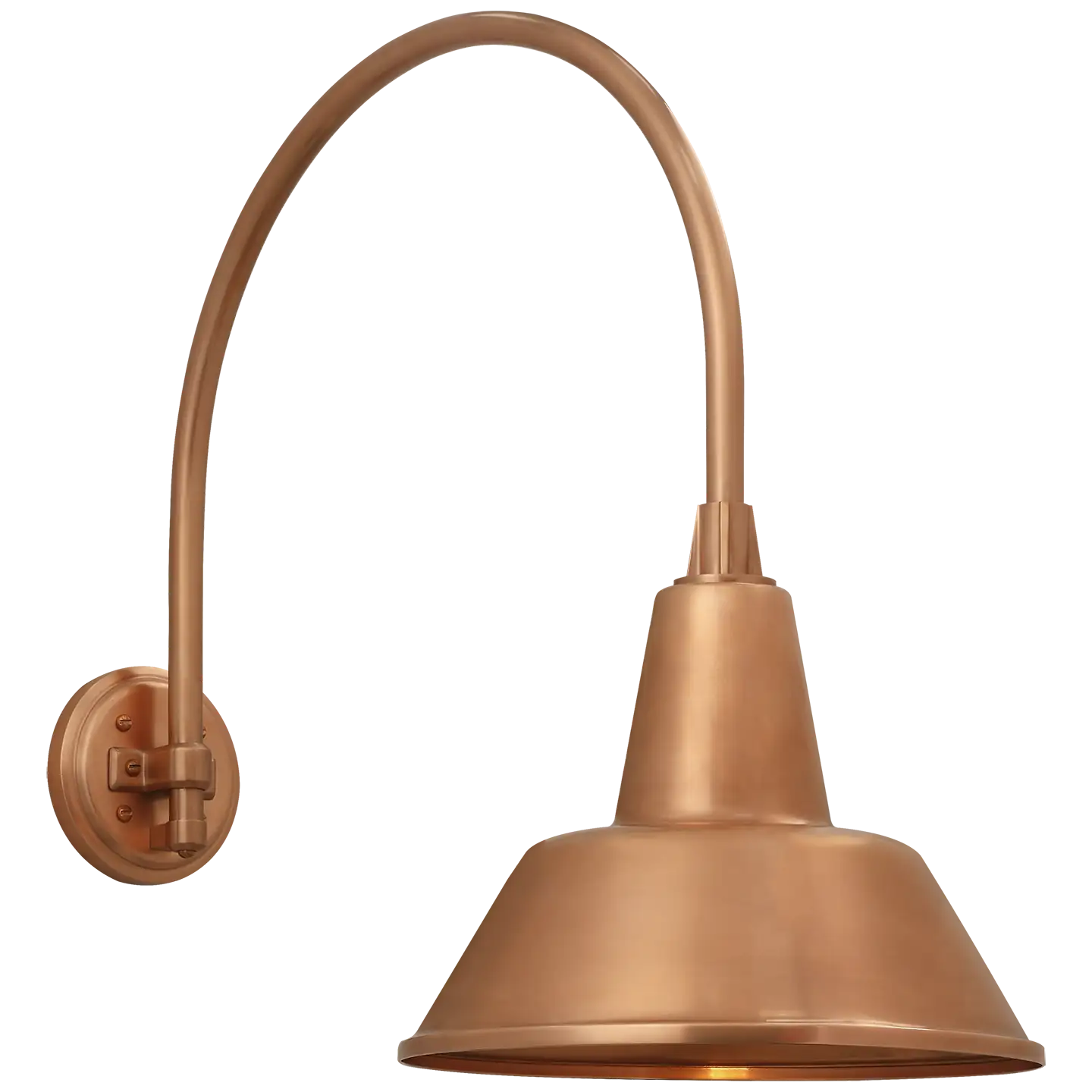VISUAL COMFORT SIGNATURE, ACADEMY ARCHED MACK BARN LIGHT, OUTDOOR WALL LIGHTS