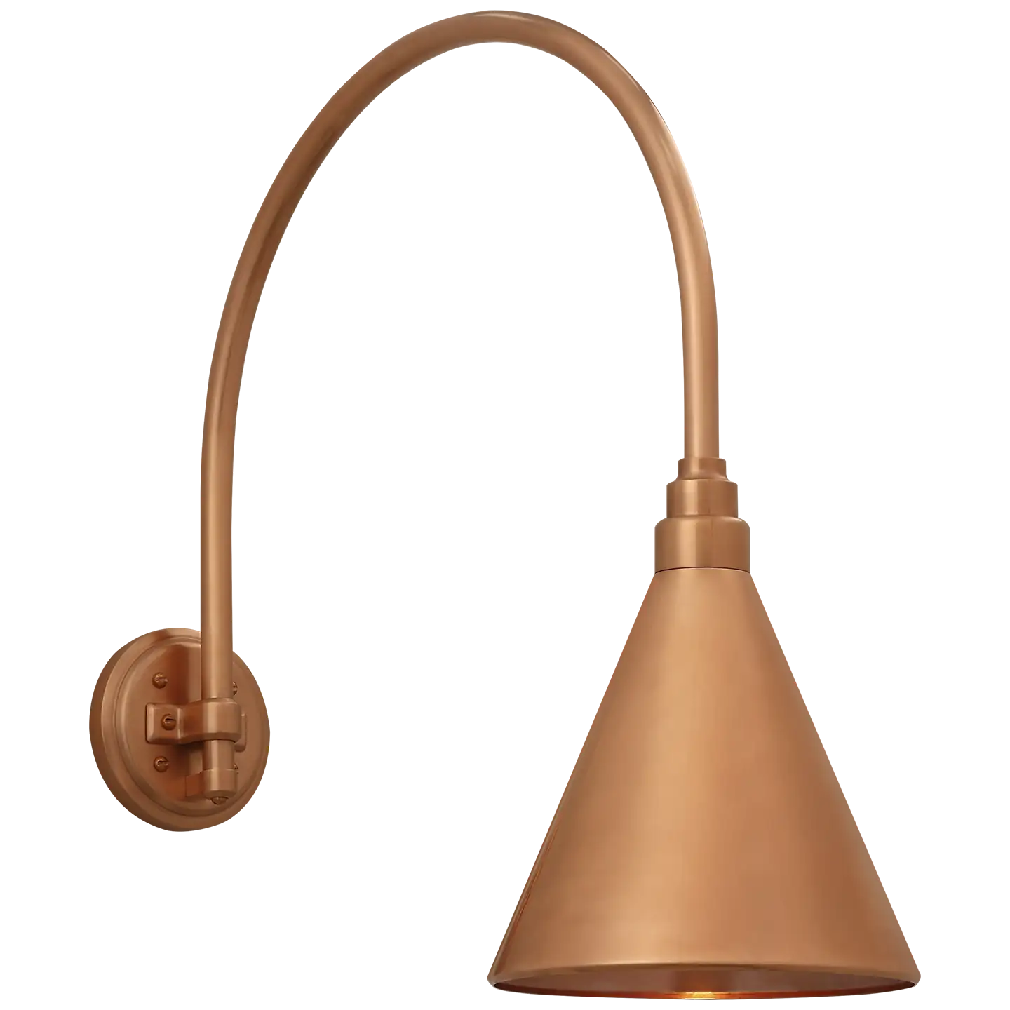 VISUAL COMFORT SIGNATURE, ACADEMY ARCHED MACK BARN LIGHT, OUTDOOR WALL LIGHTS