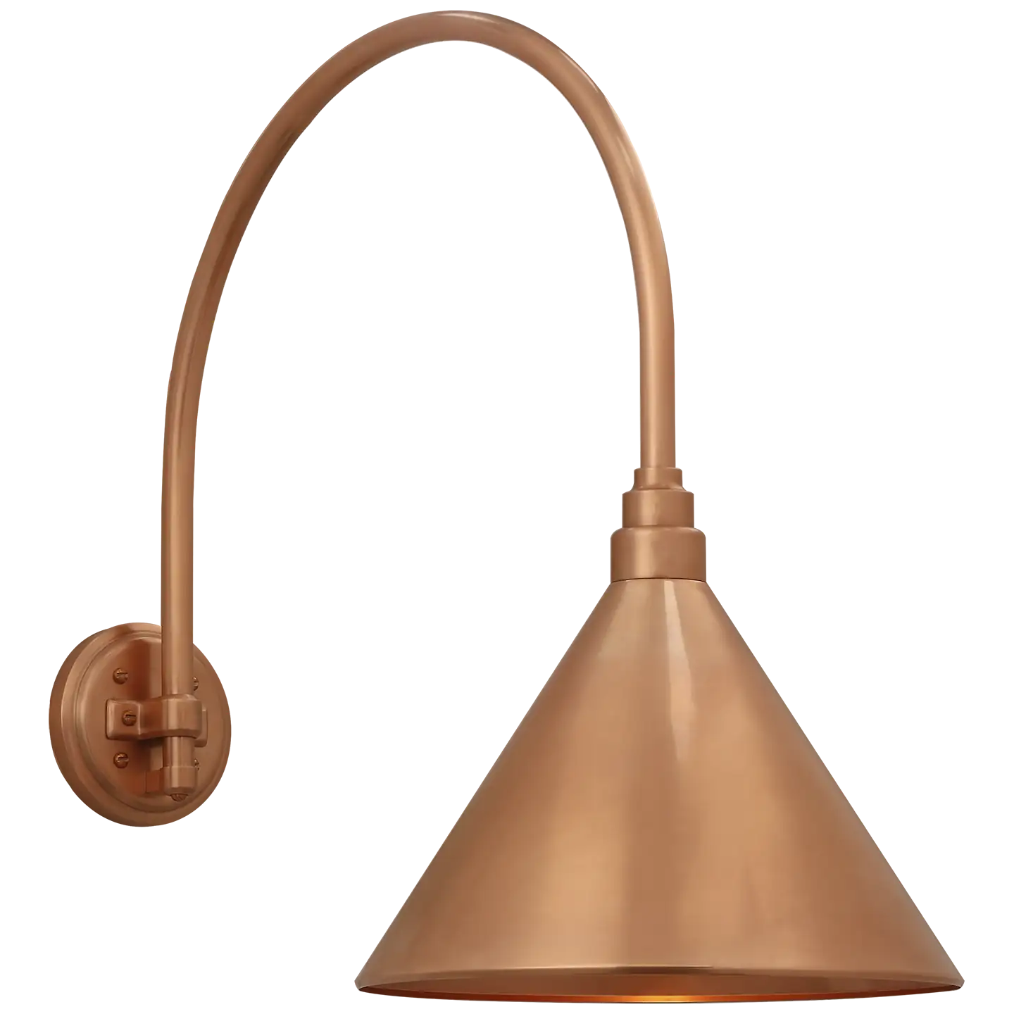 VISUAL COMFORT SIGNATURE, ACADEMY ARCHED MACK BARN LIGHT, OUTDOOR WALL LIGHTS