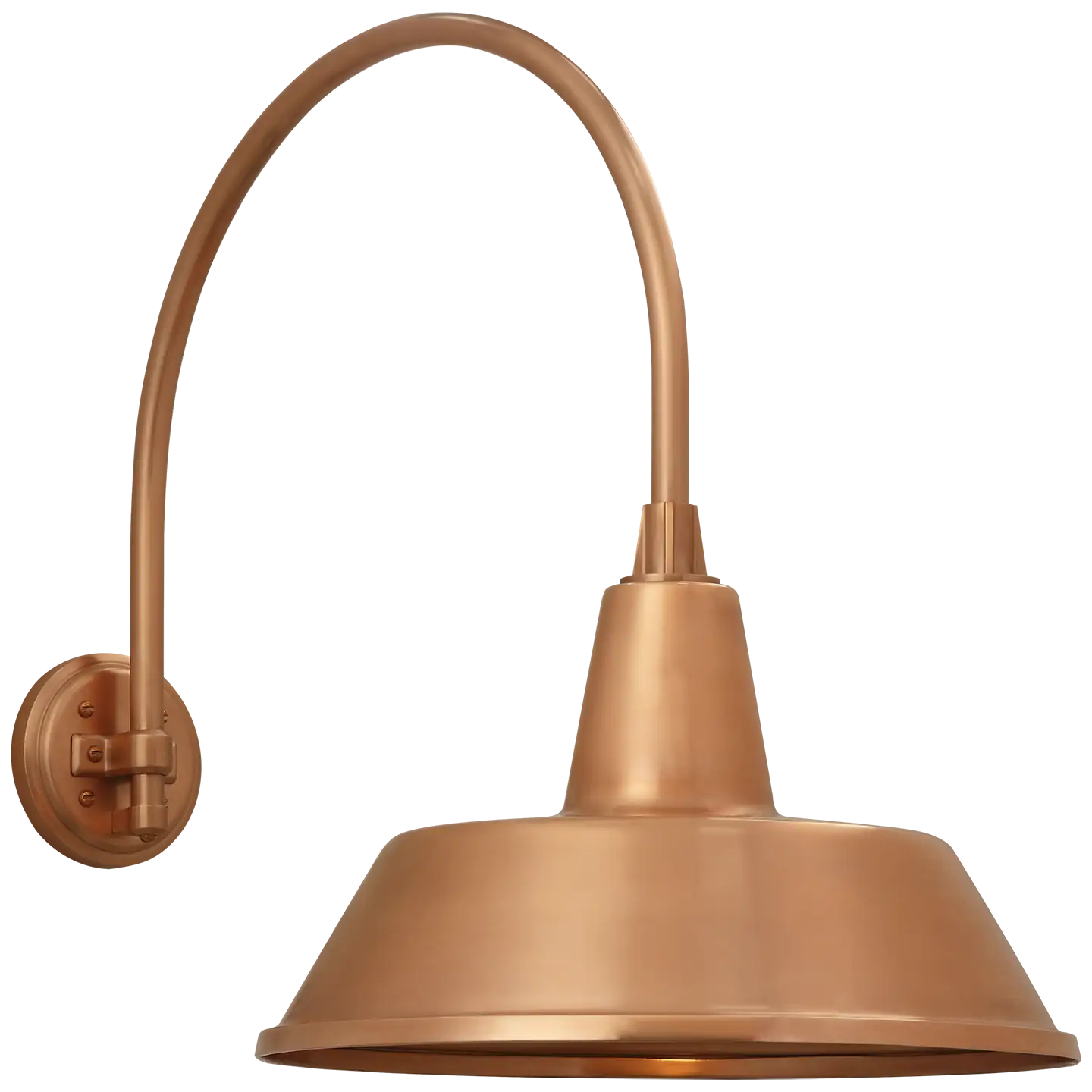 VISUAL COMFORT SIGNATURE, ACADEMY ARCHED MACK BARN LIGHT, OUTDOOR WALL LIGHTS