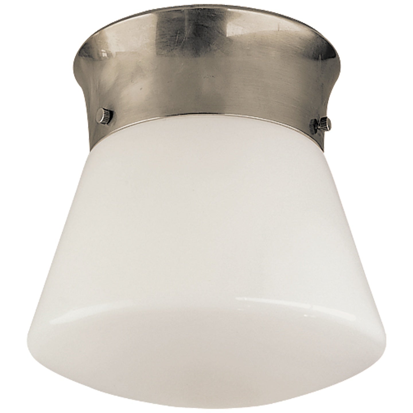 VISUAL COMFORT SIGNATURE, PERRY STREET CEILING LIGHT ANTIQUE NICKEL, FLUSH MOUNT CEILING LIGHTS