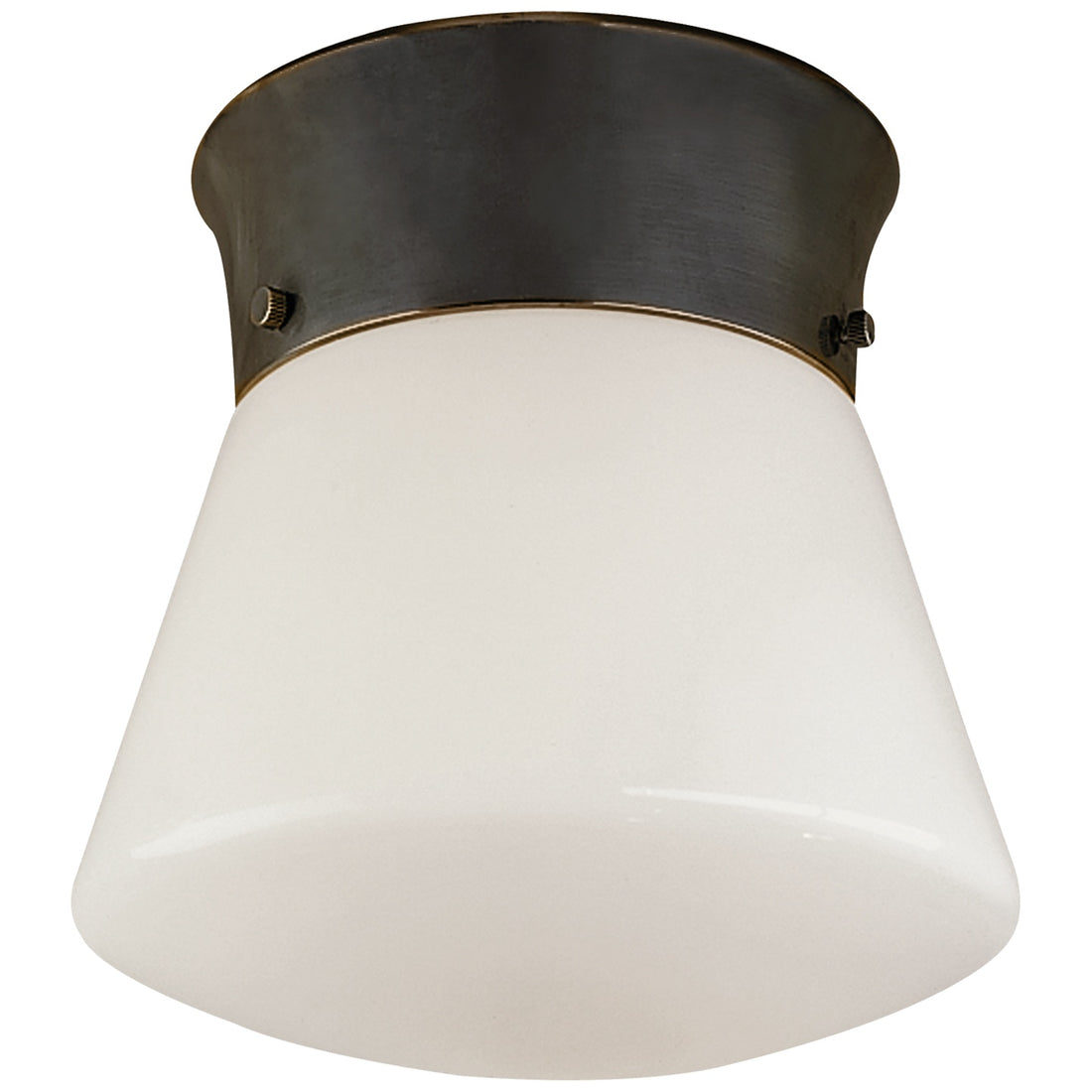 VISUAL COMFORT SIGNATURE, PERRY STREET CEILING LIGHT BRONZE, FLUSH MOUNT CEILING LIGHTS